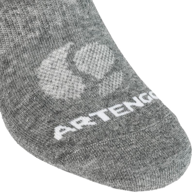 Low Tennis Socks RS 160 Tri-Pack - Grey