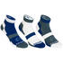 RS 160 Mid Sport Socks Tri-Pack - Grey/White/Blue