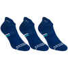 Tennissocken RS 500 low 3er-Pack türkis/blau