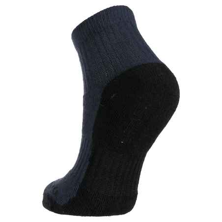 Kids' Mid Tennis Socks RS 500 Tri-Pack - Navy