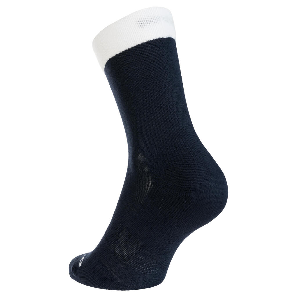 Tennissocken High 3er-Pack - RS 160 marineblau/braun/grün mit Logo