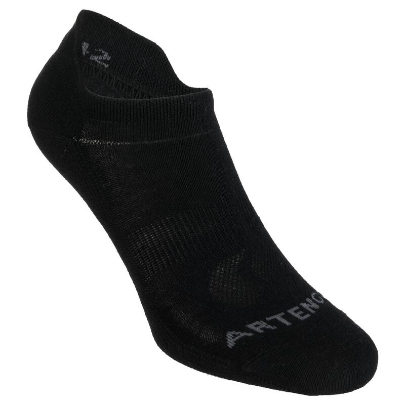 Low Tennis Socks RS 160 Tri-Pack - Black