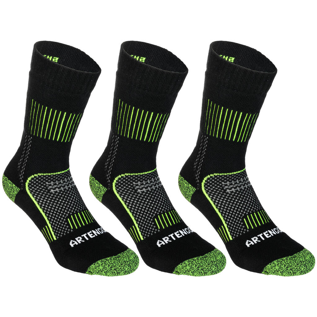 RS 900 Socks Tri-Pack - Black/Yellow