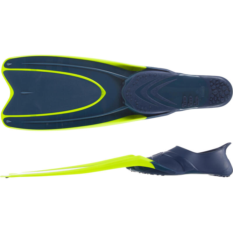 Aletas de Snorkel Subea 100 Azul/Amarillo