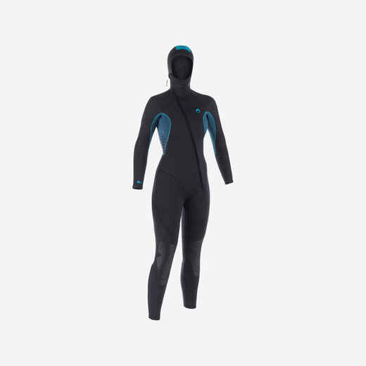 
      Sieviešu neoprēna hidrotērps niršanai ar akvalangu “SCD 100”, 7,5 mm, melns
  