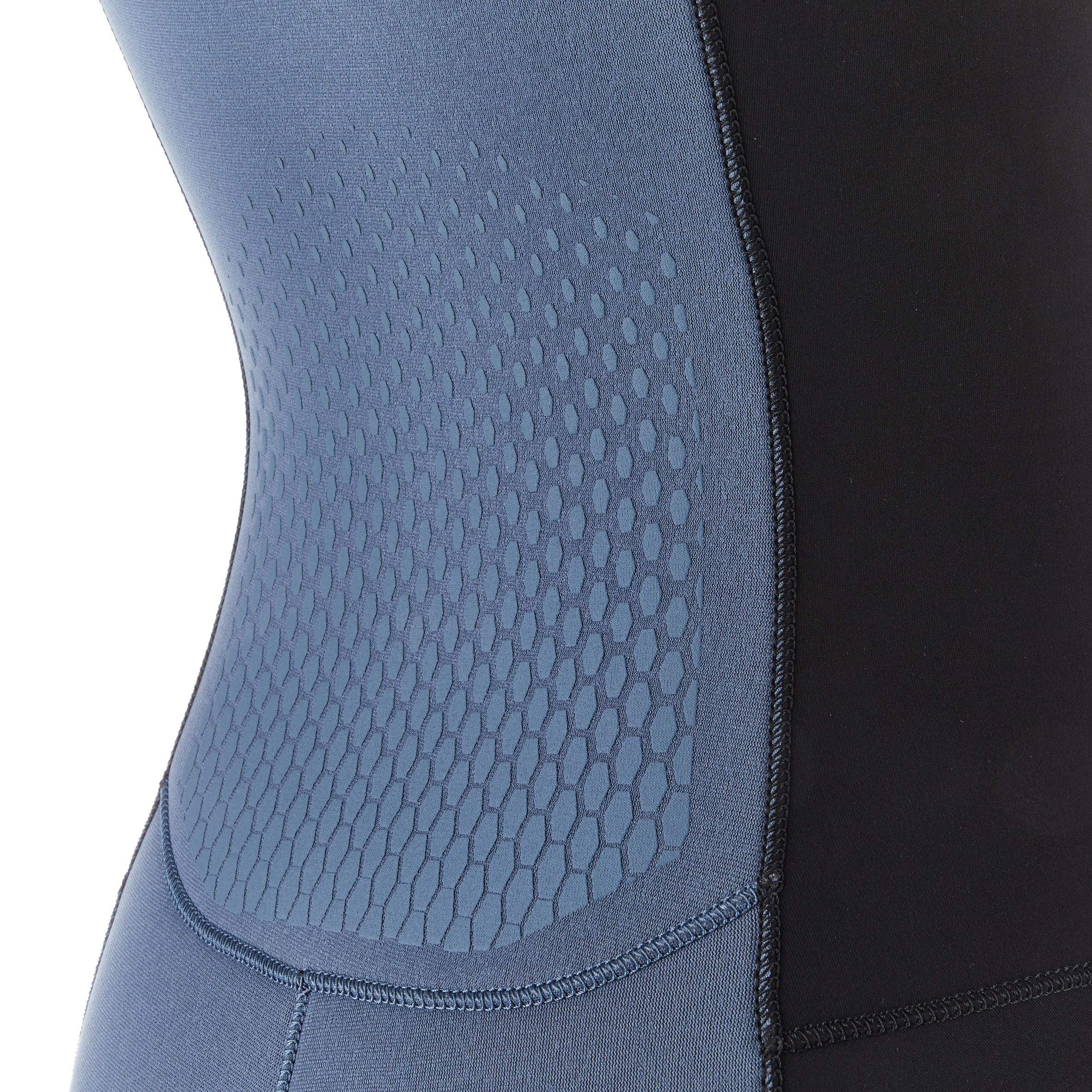 Women's diving semi-dry wetsuit 7 mm neoprene blue grey 11/18