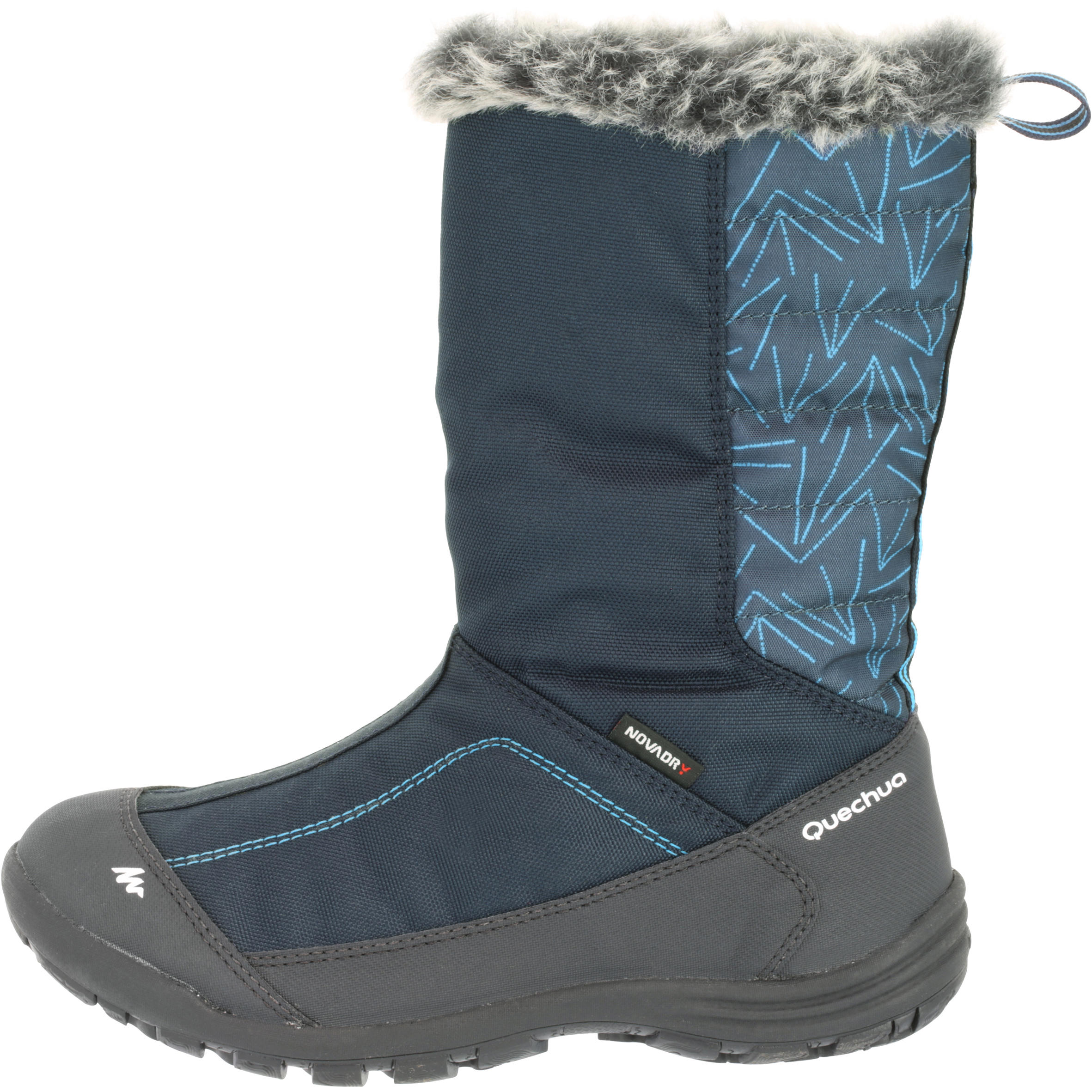SH900 Children's Warm and Waterproof Snow Hiking Boots - Blue 10/11