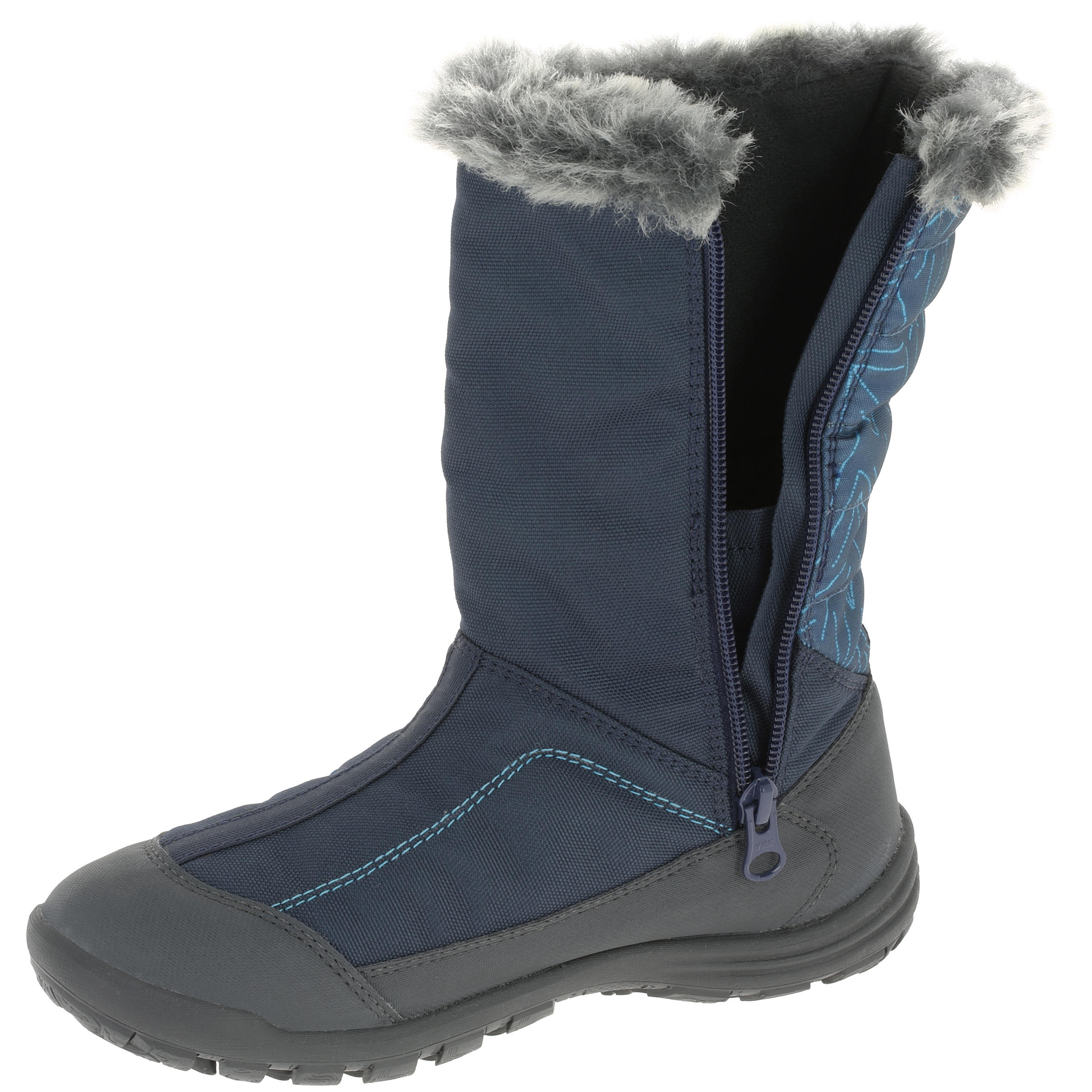 SH900 Children's Warm and Waterproof Snow Hiking Boots - Blue 8/11