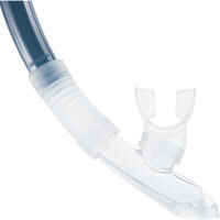 Diving snorkel with valve 100 storm grey