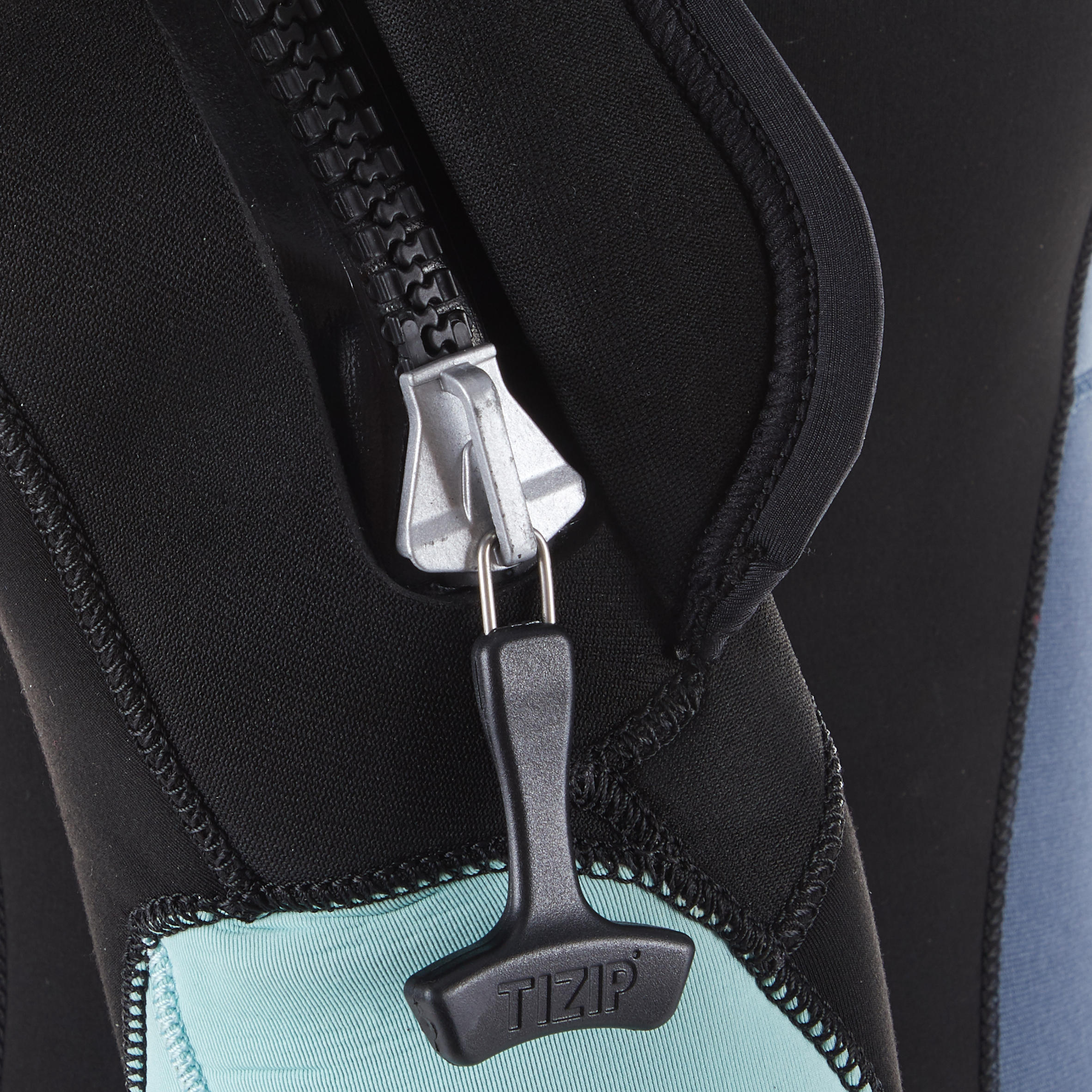 SUBEA Dámska polopriepustná neoprénová kombinéza 7 mm modro-sivá XS · záber 9