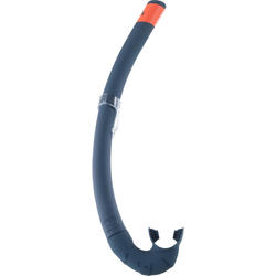 Tuba freediving FRD 500 souple gris tempête