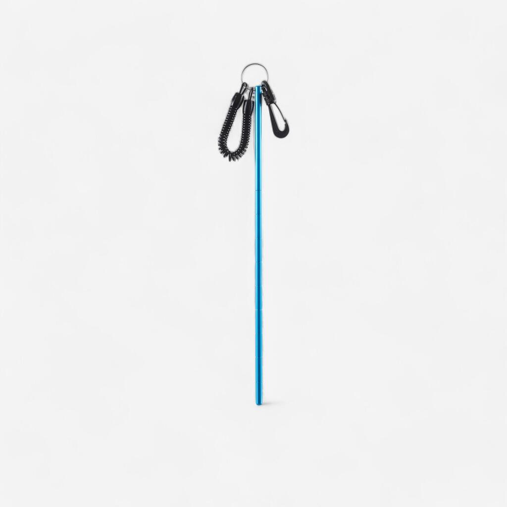 Stainless steel scuba diving pointer, leash and carabiner