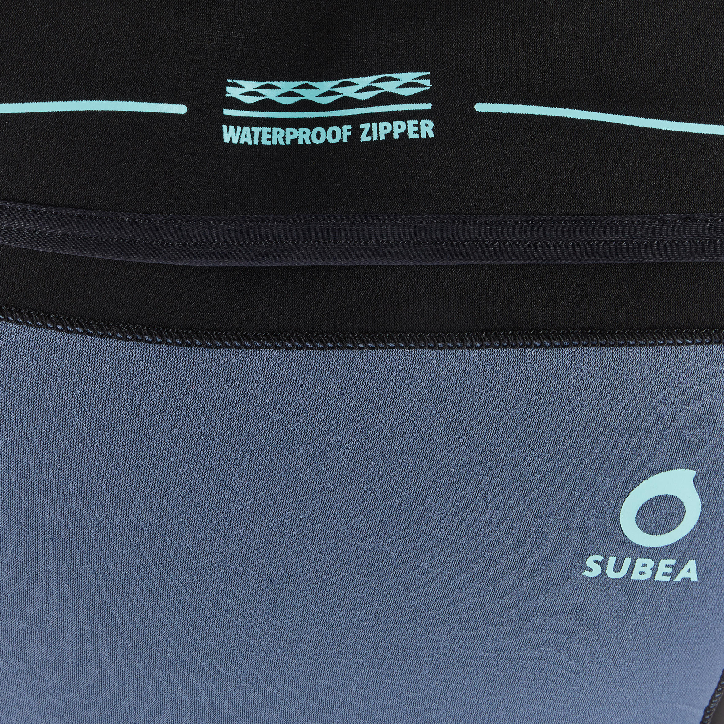 SUBEA Dámska polopriepustná neoprénová kombinéza 7 mm modro-sivá XS · záber 8