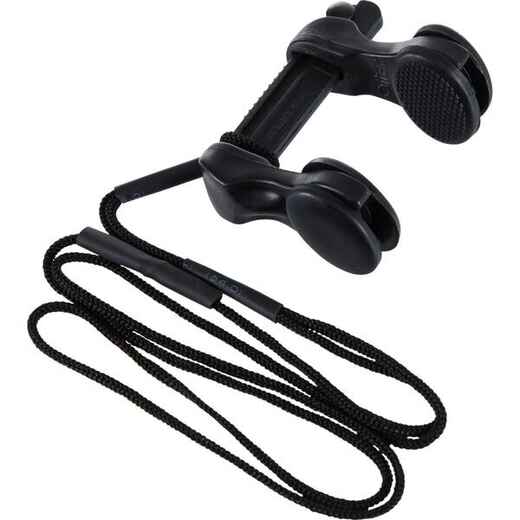 
      UP-NC2 adjustable freediving nose clip black
  