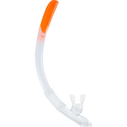 FRD120 freediving snorkel for adults hazy grey