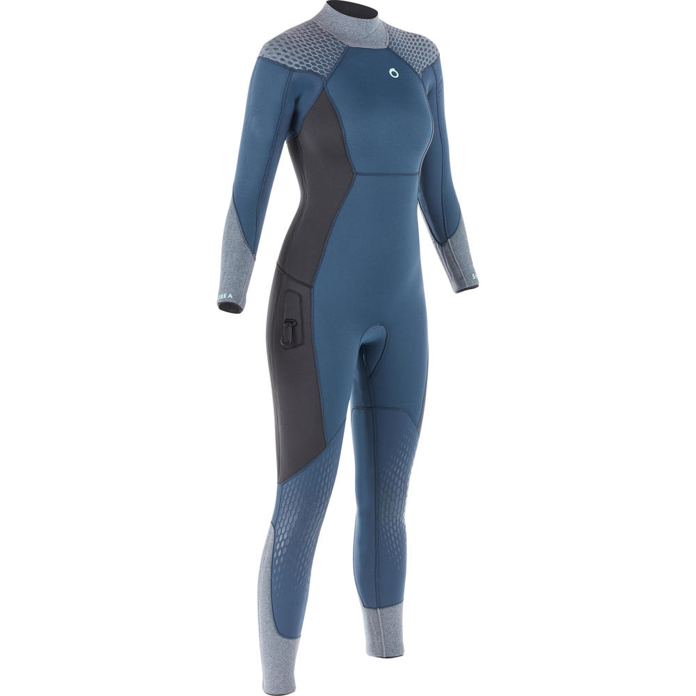 NEOPRENANZUG GERÄTETAUCHEN SCD 500 NEOPREN 5 MM RÜCKENVERSCHLUSS DAMEN