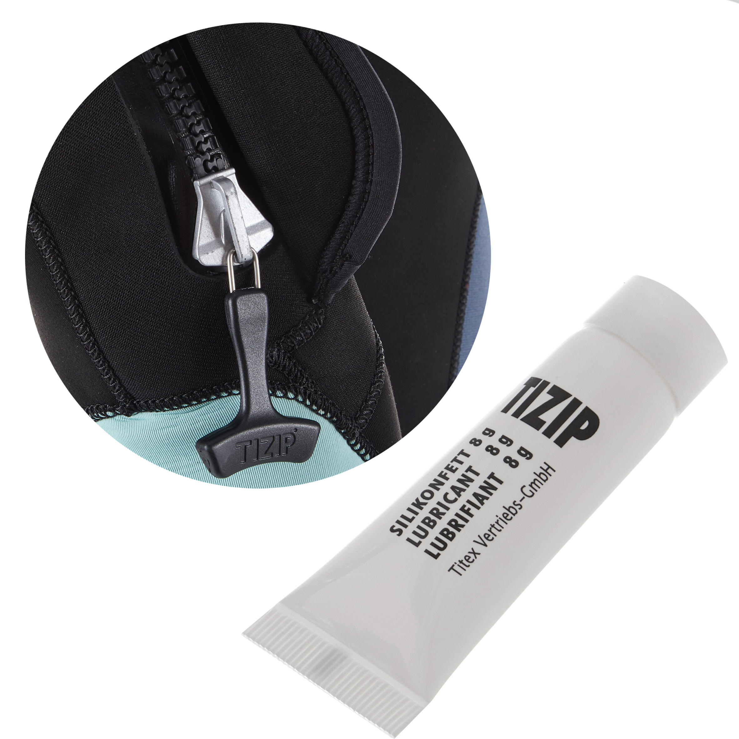 SUBEA Dámska polopriepustná neoprénová kombinéza 7 mm modro-sivá XS · záber 10