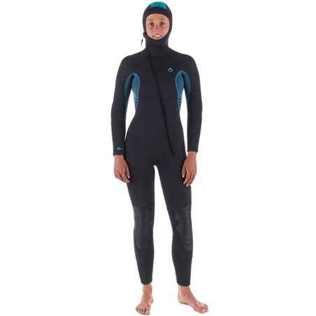 Women's Diving Wetsuit for Cold Water 7.5 mm Neoprene SCD 100