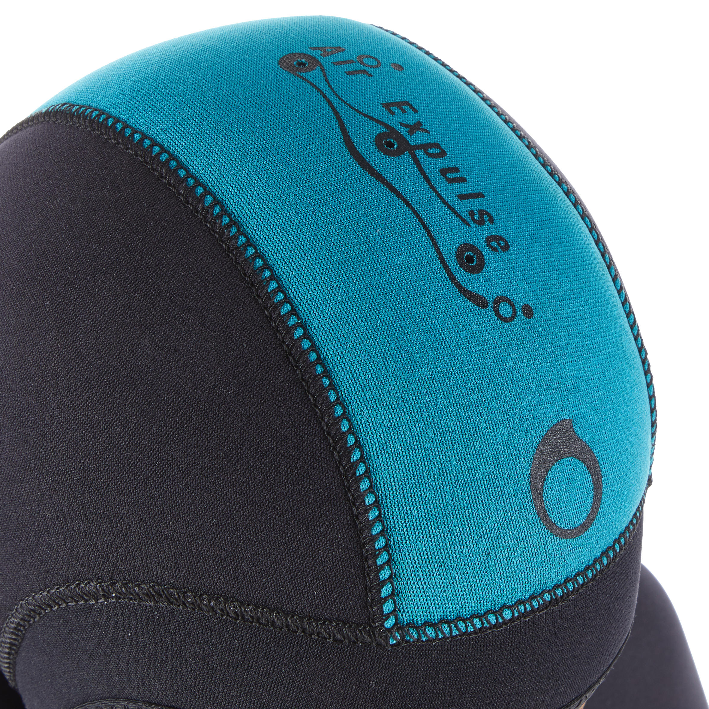 DECATHLON Dámsky neoprén SCD 100 s kuklou 7 mm čierno-modrý L · záber 5
