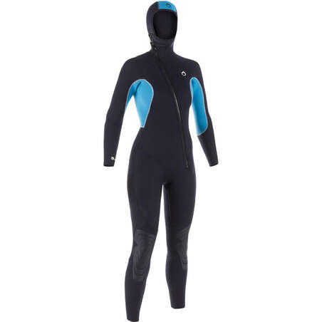 Combinaison de plongée bouteille neoprene SCD 100 5 mm Femme fermeture ventrale