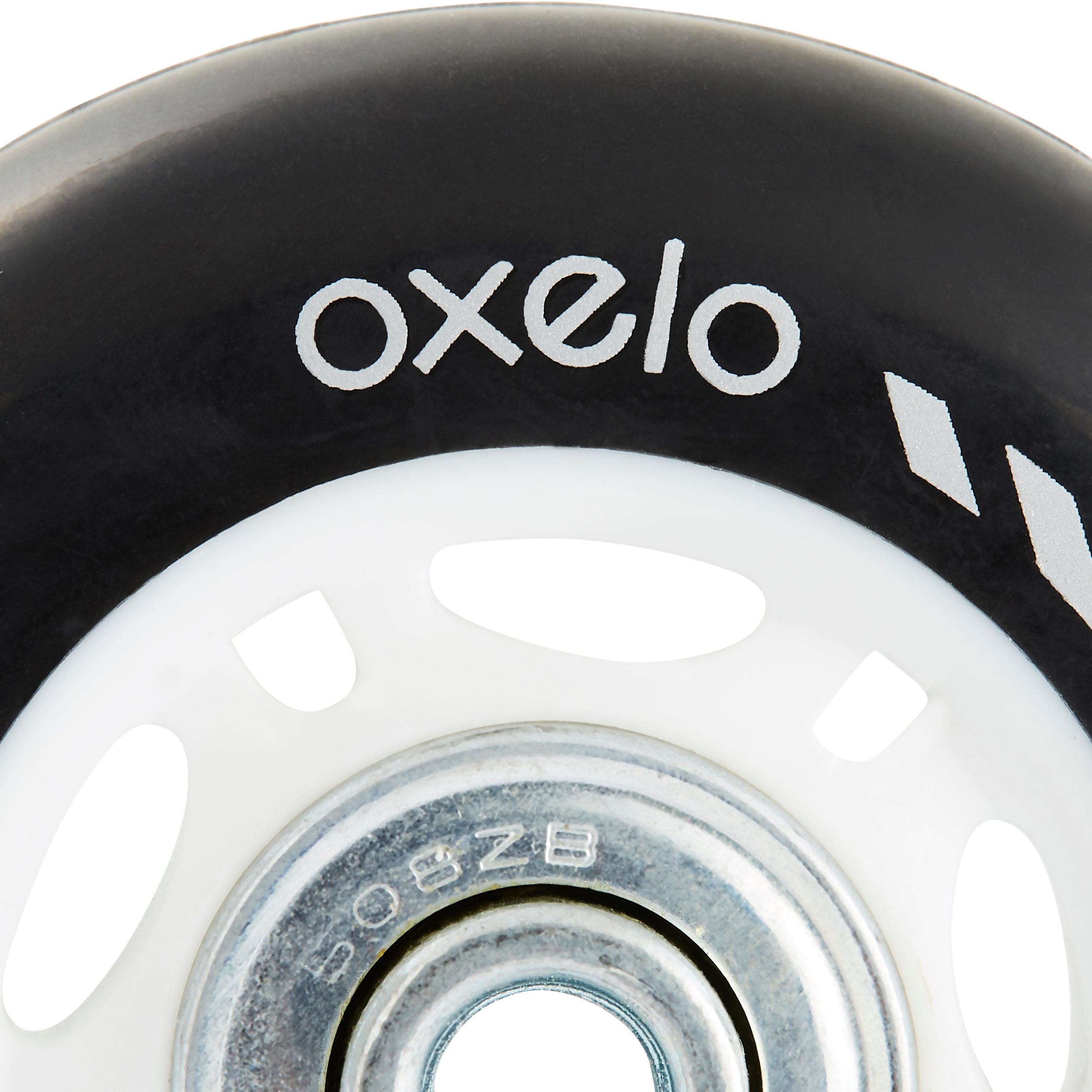 Inline Skating Wheels 63mm / 82A with Bearings 4-Pack - Kids - OXELO