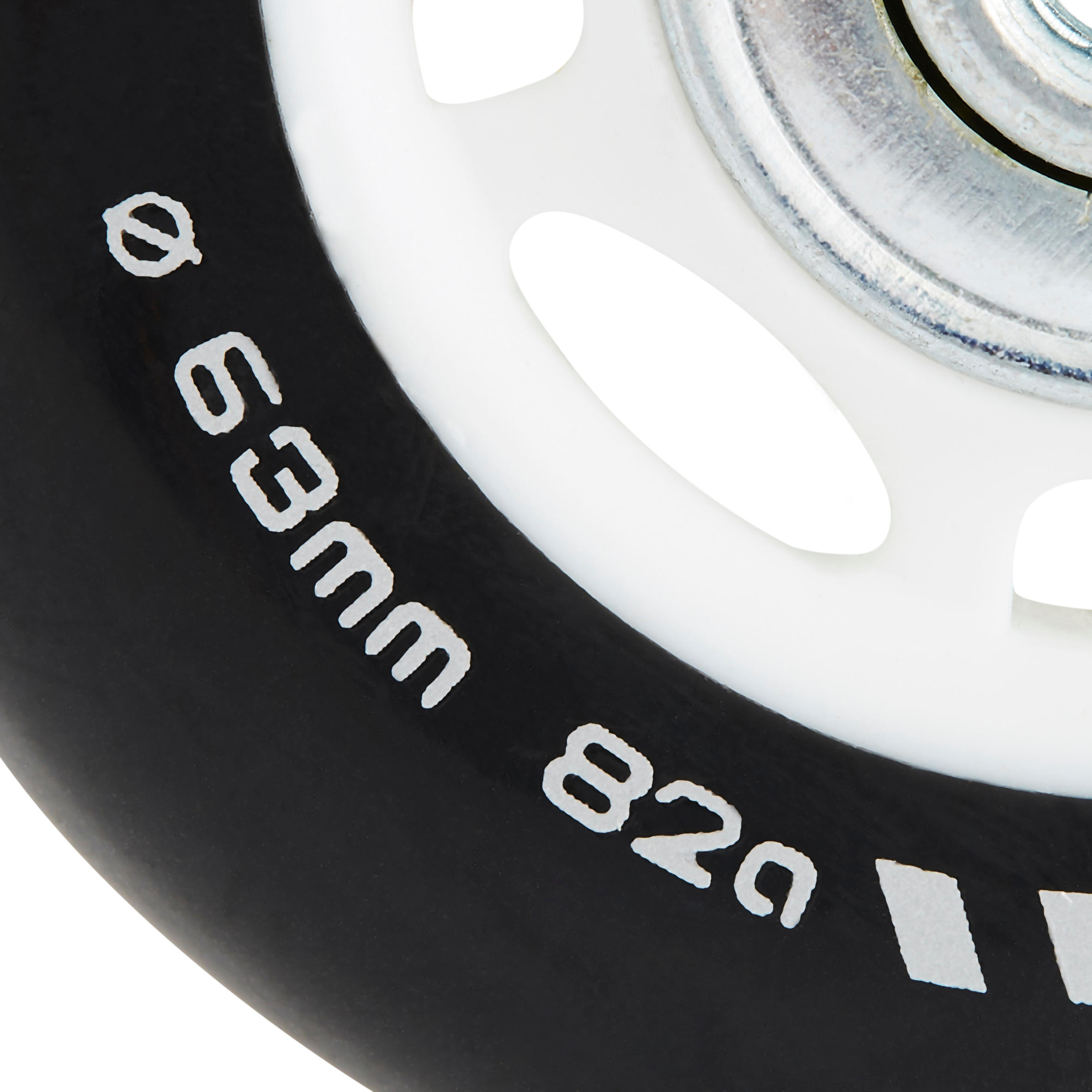 Inline Skating Wheels 63mm / 82A with Bearings 4-Pack - Kids - OXELO