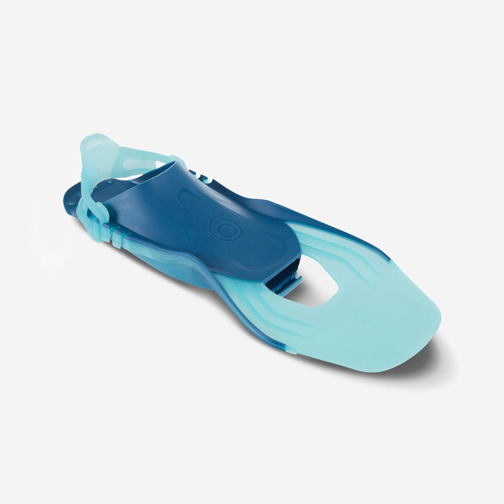 Kids' Adjustable Diving Fins - OH 100 Turquoise