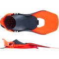 SNORKELING FINS Scuba Diving - SNK 100 A Fins - Neon Orange SUBEA - Scuba Diving Equipment