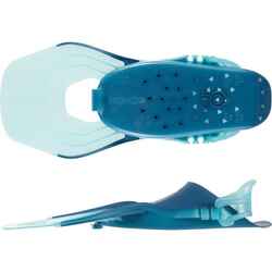 Kids' Adjustable Diving Fins - OH 100 Turquoise