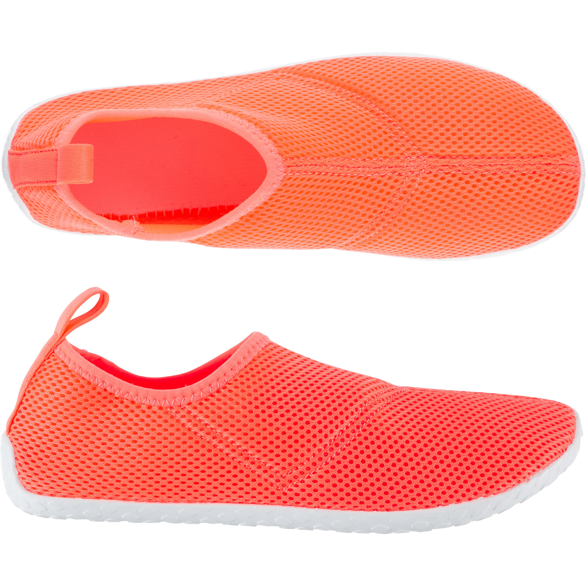 Zapatos Acuáticos Aquashoes 100 Adulto Coral - Decathlon