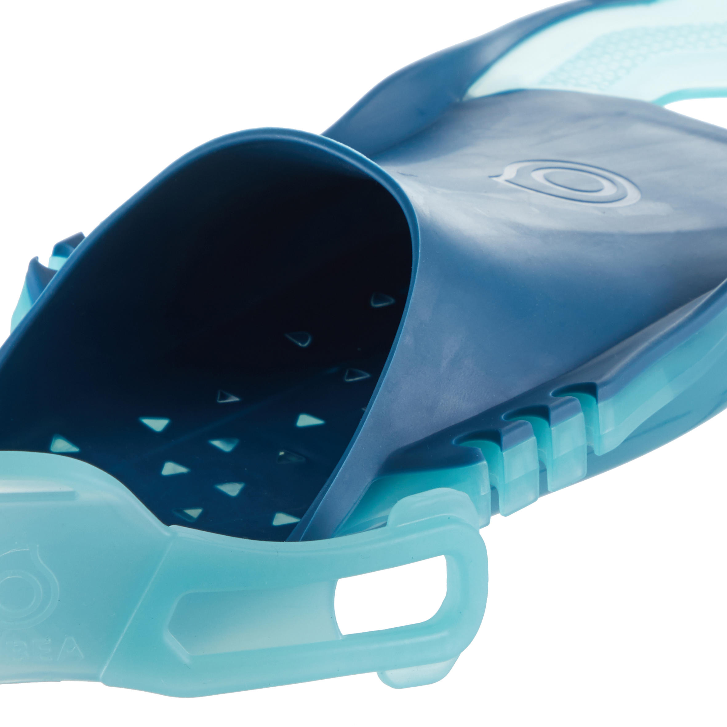 Kids' Adjustable Diving Fins - OH 100 Turquoise 6/10