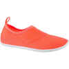 Cipele za vodu Aquashoes 100 za odrasle koraljno crvene