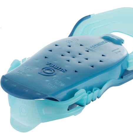 Παιδικά ρυθμιζόμενα πέδιλα SNK 500 για Snorkelling-Τιρκουάζ