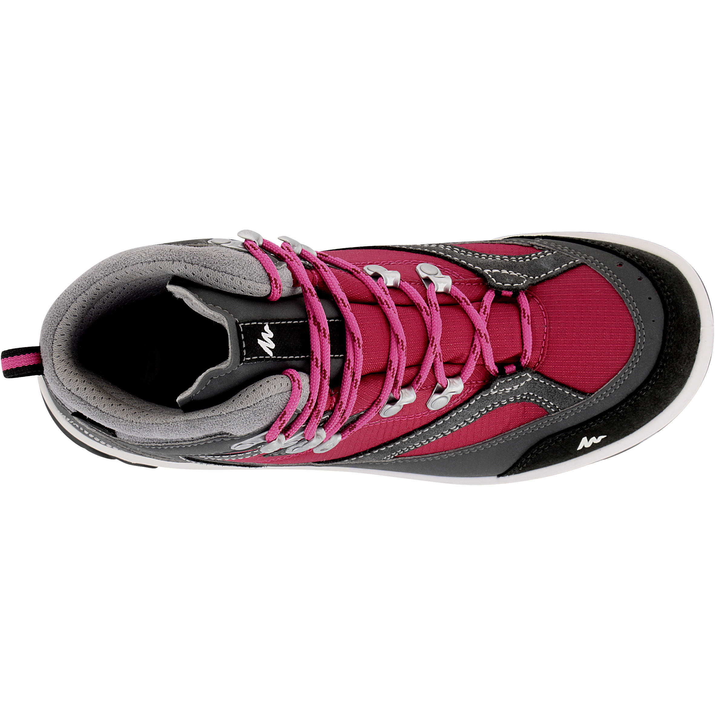 Forclaz 100 High Women’s Waterproof Hiking Trousers - Pink 6/16
