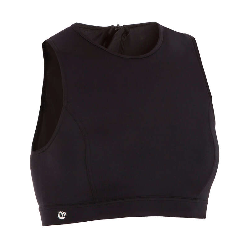 WOMEN ADVANCED SURF SWIMSUIT - CROP TOP CARLA BLACK OLAIAN