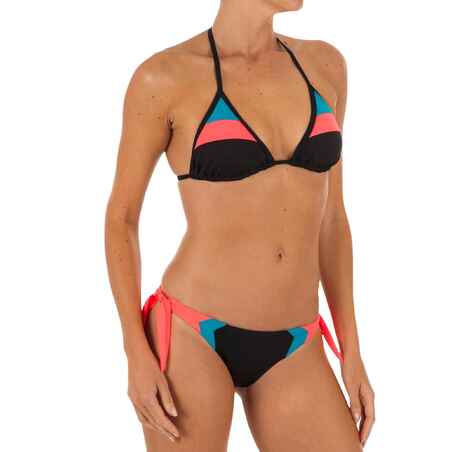 Mae Women's Sliding Triangle Swimsuit Top with Padded Cups MAE COLORB