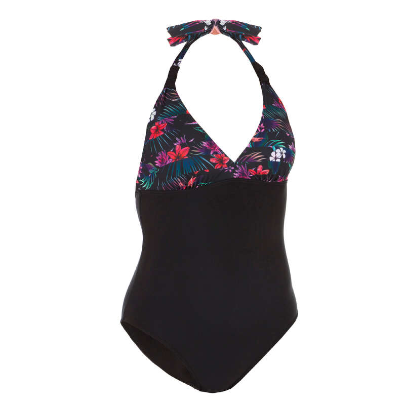 WOMEN BEGINNER SURF SWIMSUIT Surf - 1 PIECE CLEA DECIM OLAIAN - Surf Clothing