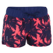 Boardshort mujer TINI POLY con cintura elástica y cordón de ajuste