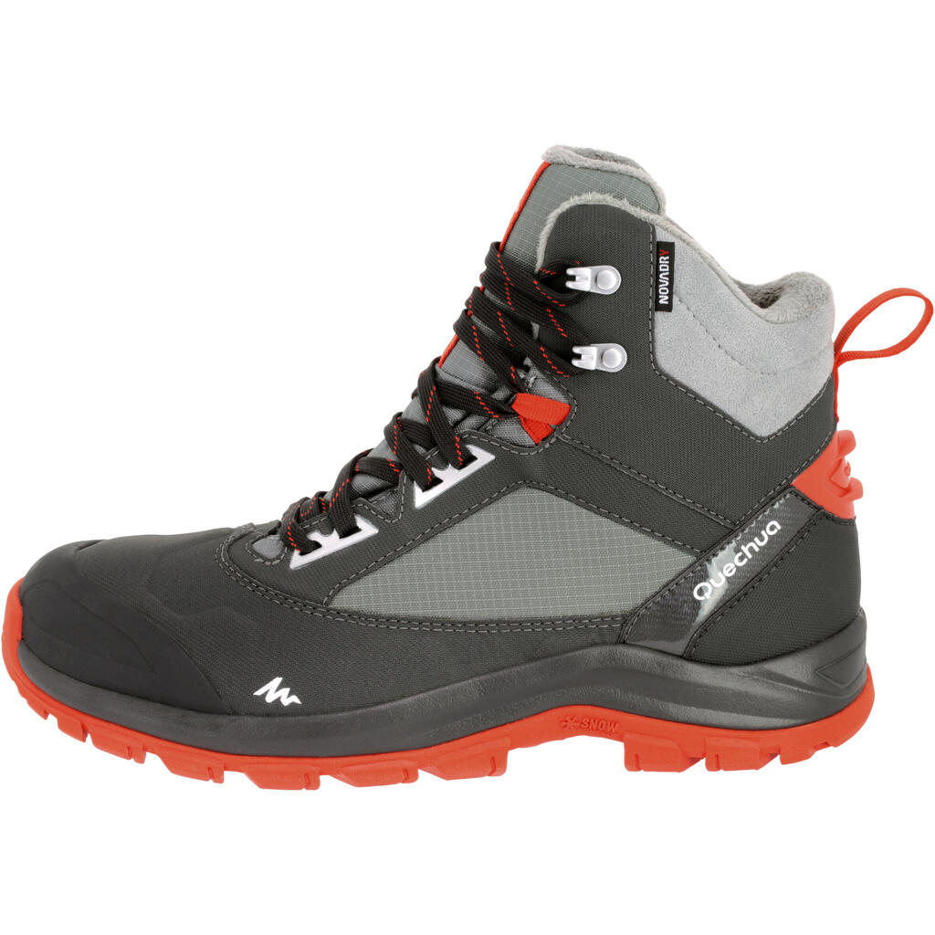 Wanderschuhe Herren warm wasserdicht Winterwandern - SH500 Mountain 