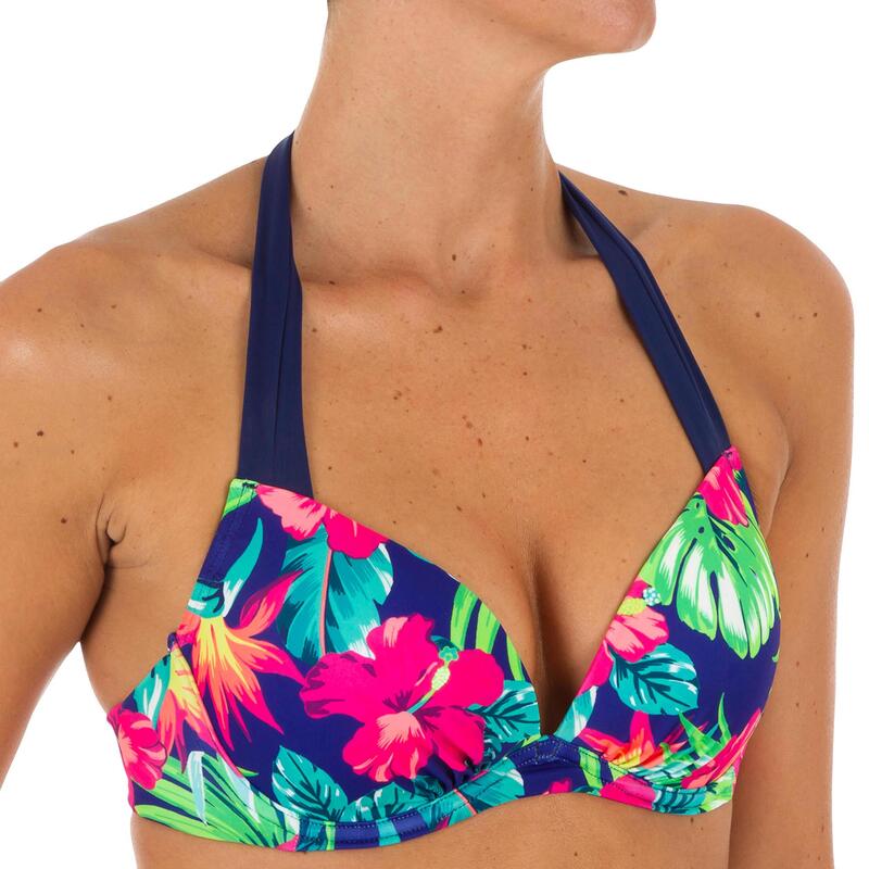 Haut de maillot de bain femme push up avec coques fixes ELENA BORA