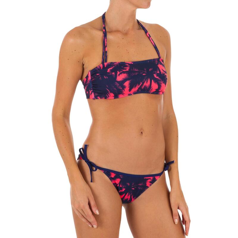 Haut de maillot de bain bandeau LAURA POLY avec coques amovibles