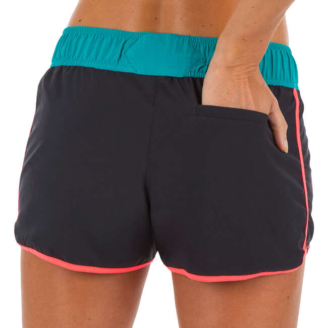 Pantaloncini Da Bagno Donna Regolabili Con Coulisse | Vita Alta, Asciugatura Rapida | Per Surf, Nuoto E Sport - Foto 8