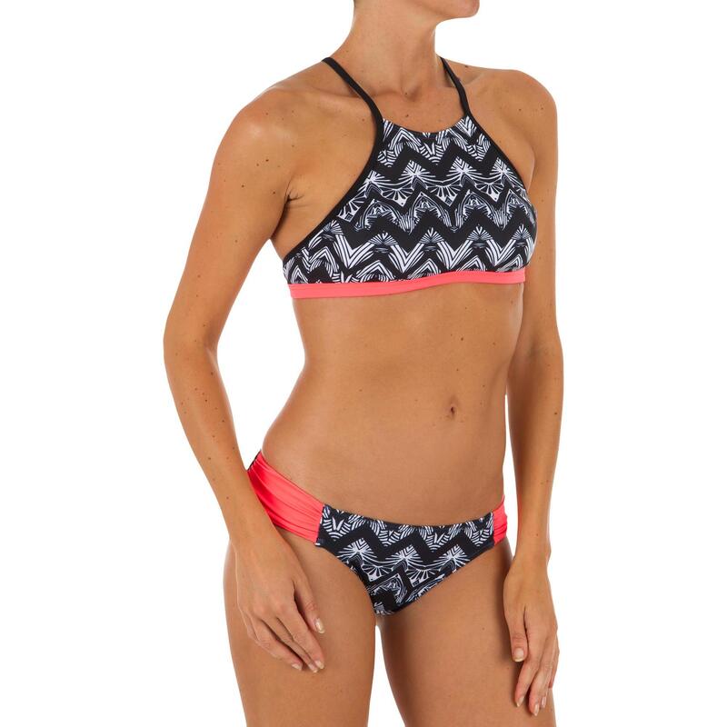 Bas de maillot de bain de surf femme plissée côté NIKI MAWA