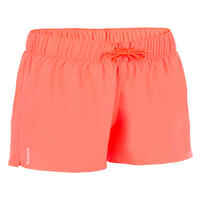 Tana Women's Boardshorts - Neon Coral