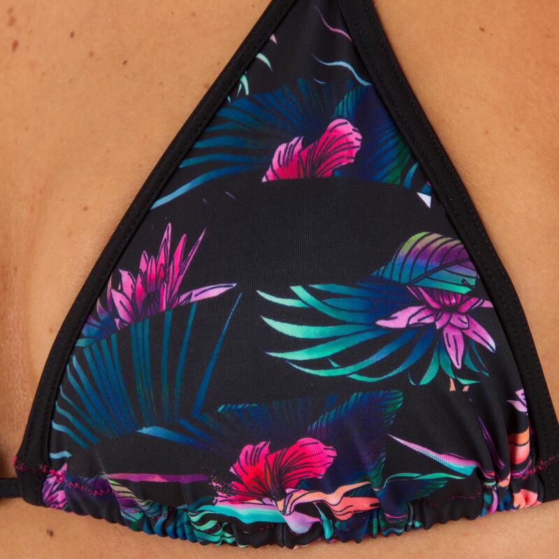 HAUT DE MAILLOT DE BAIN FEMME TRIANGLE COULISSANT COQUES AMOVIBLES MAE DECIM