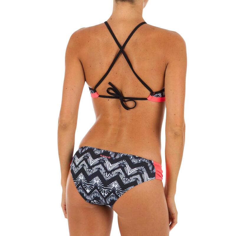 Bas de maillot de bain de surf femme plissée côté NIKI MAWA