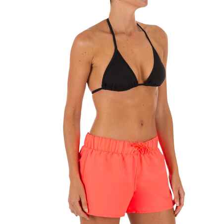 Tana Women's Boardshorts - Neon Coral