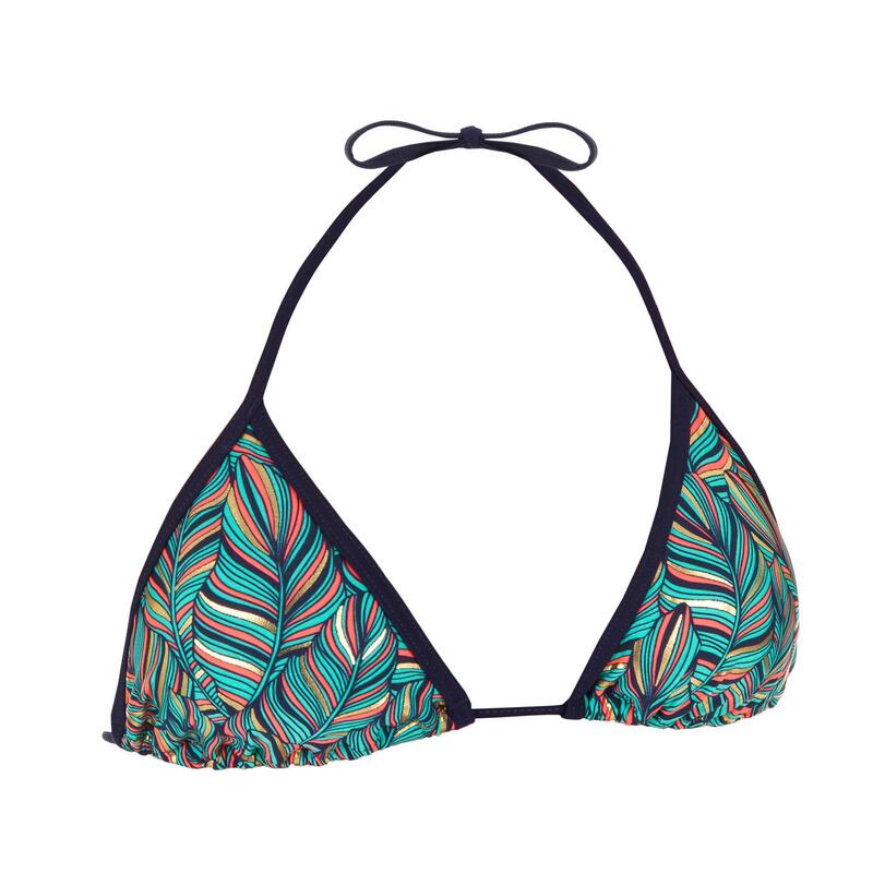 Bikinitop voor surfen Mae Foly triangel met schuifcups en uitneembare pads