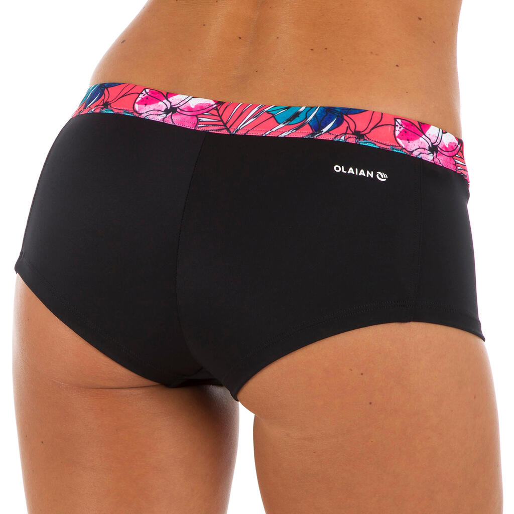 Women's shorty surfing swimsuit bottoms WITH DRAWSTRING VAIANA ALOHA