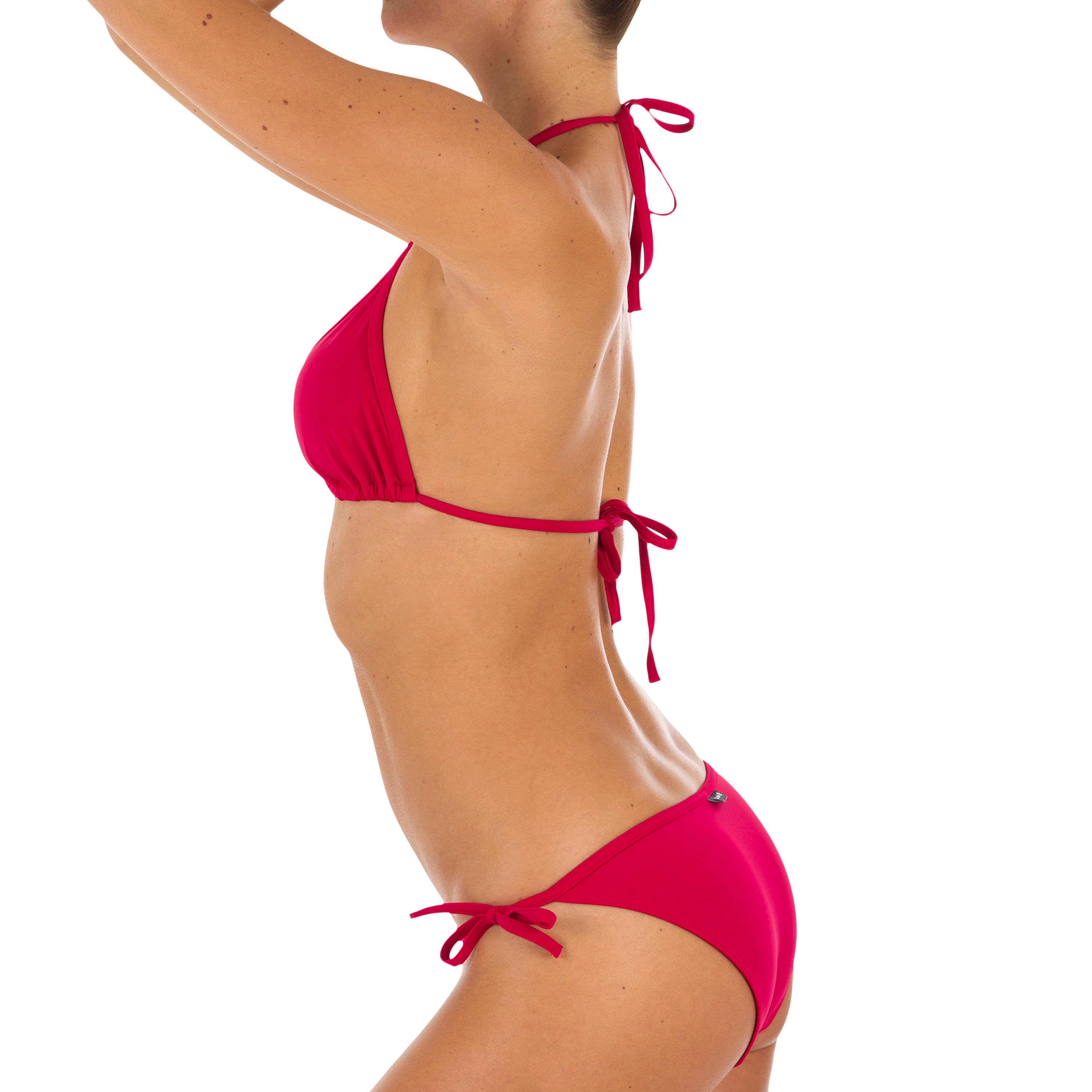 Mae Women's Sliding Triangle Swimsuit Top - Red 4/9